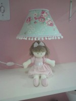 Abajur simples decorado